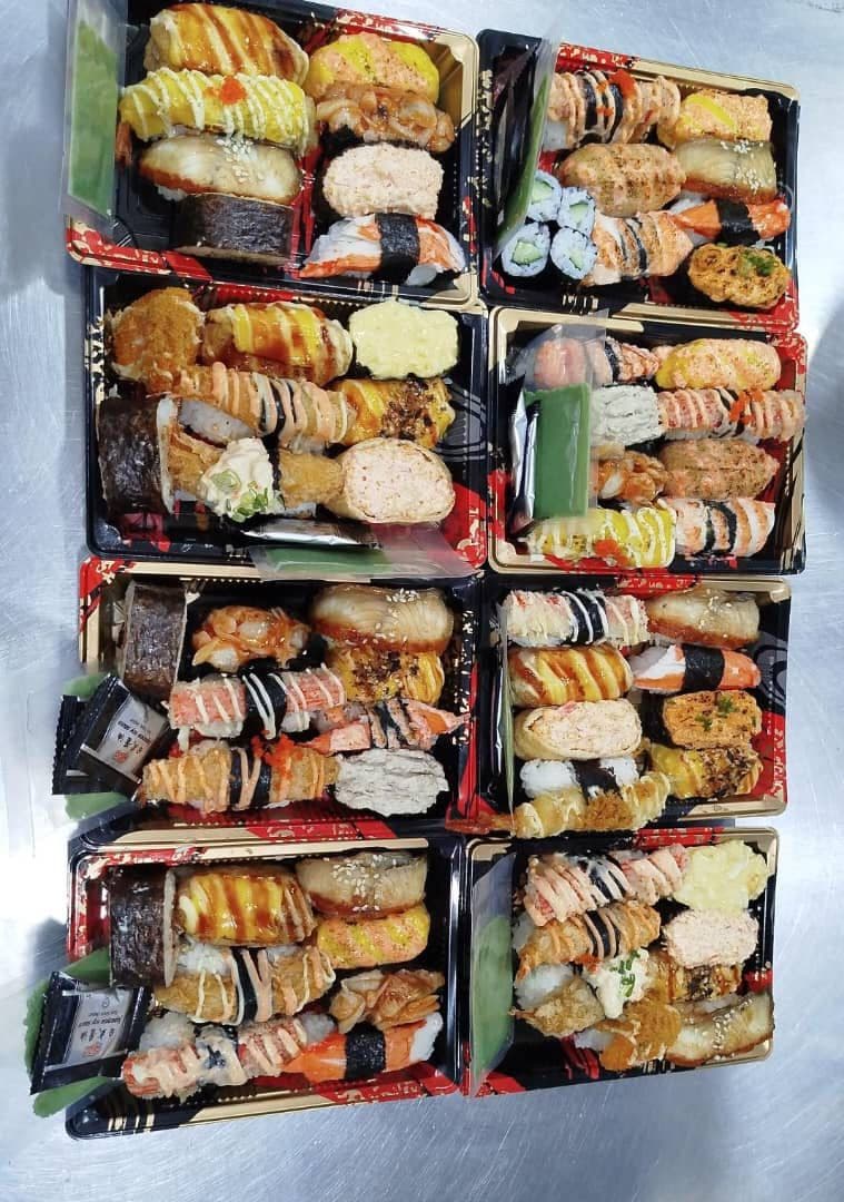 Triple Sushi Boxes